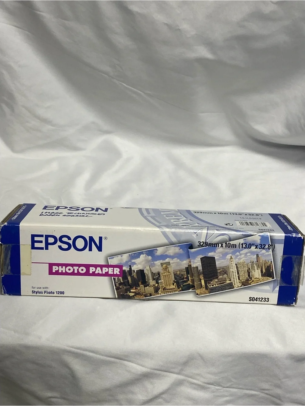 Vintage Epson Photo Paper Stylus Photo 1200 329mm*10m New Old Stock Sealed Box